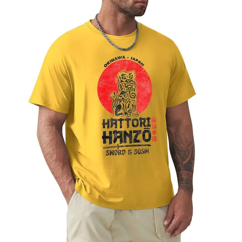 Tričko Hattori Hanzo Meč Sushi Kill Bill Tarantino Uma Thurman Retro Vintage 2019 Nová Módní Značka Kulatý Výstřih Pánská Trička