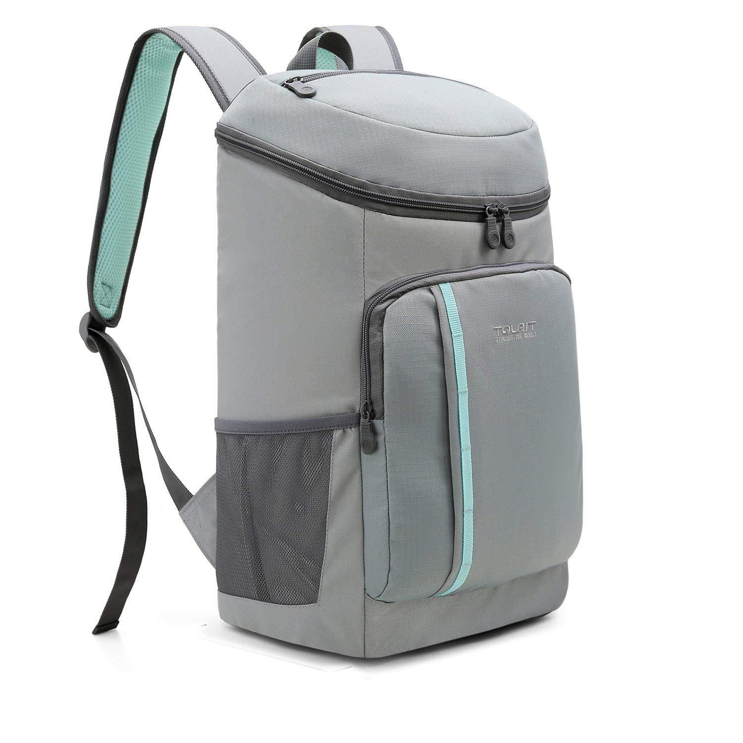 

TOURIT Insulated Large Cooler Sports Cooler Eco Multifunctional Backpack for Men and Suitable for and Outdoor Activities [TOURIT] Backpack, Capacity, сірий колір