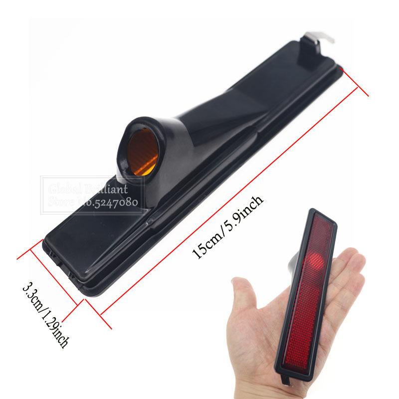 2pcs Car Rear Left Right Side Turn Signal Marker Light Lamp Lens For BMW E30 E32 E34 318i 318is 325es 325i 63 14 1 377 849