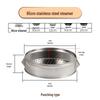 Large Round Multilayer Stainless Steel Steamer Basket