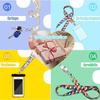 8 Pcs Autism Awareness Puzzle Printed Lanyard with Swivel Hook Autism Lanyard for ID Badges Key Chain for Asperger Awareness