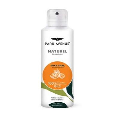 Park Avenue Spice Trail Deodorant for Men | Natural Organic Premium Perfumes, 150ml | Contains 100% Natural Essential Oils