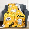 1pc Puppy Playful Blanket, Lightweight Flannel Throw Blanket for Sofa, Bed, Travel, Camping, Living Room, Office, Couch, Chair, and Bed