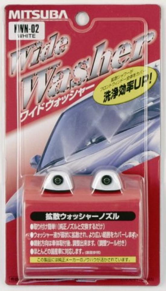 

MITSUBA Широкая шайба с двойным распылителем для усиленной очистки сопла, Веерная эффективность, Белый, KWN-02 белый