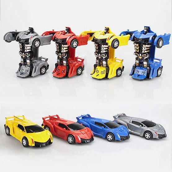 Premium Quality Transforming Collision Car For Children Ideal Gift In Bright Colors