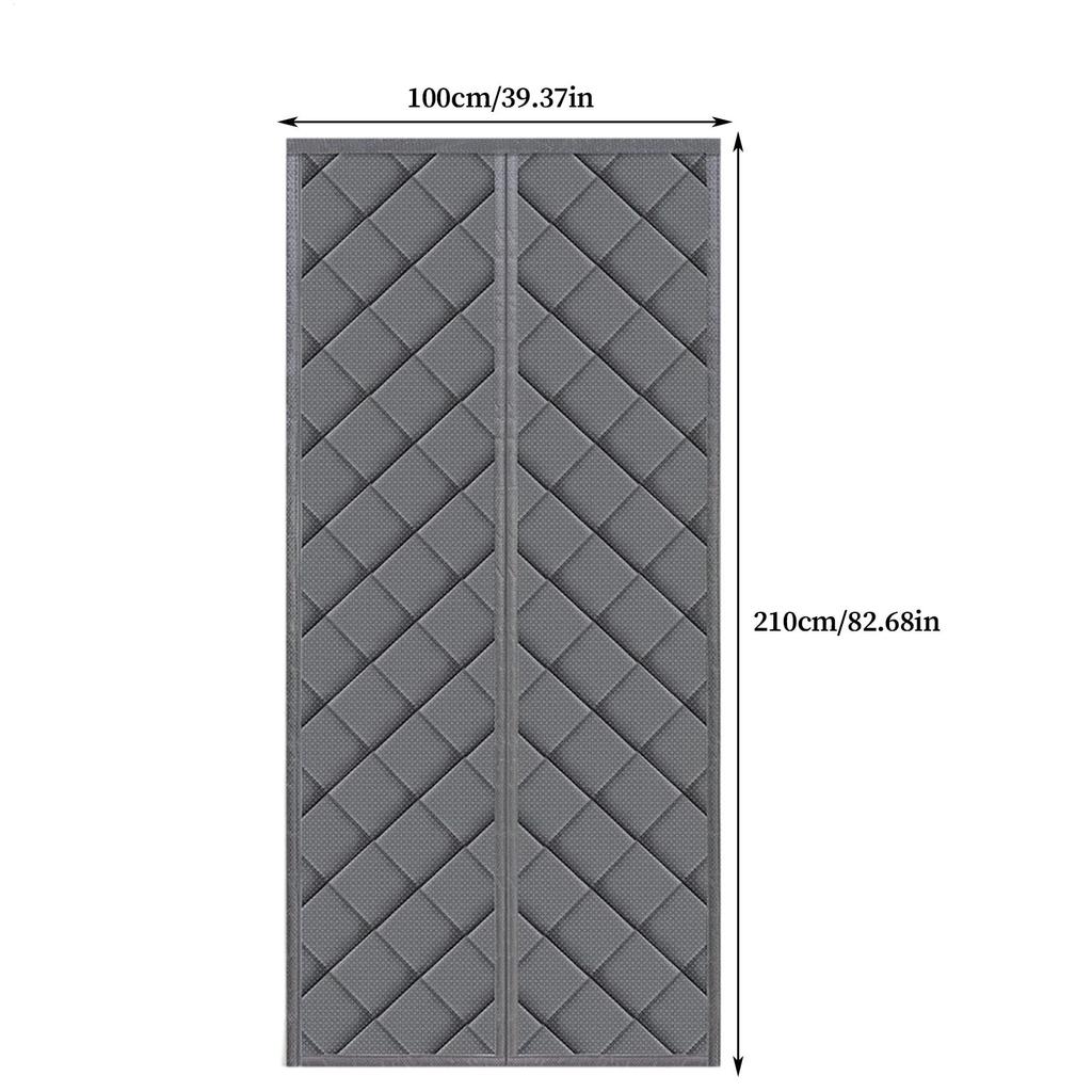 Thermal Insulated Door Curtains Windproof Magnetic Magnetic Thermal Insulated Door Curtains For Kitchens Doorway Bedrooms