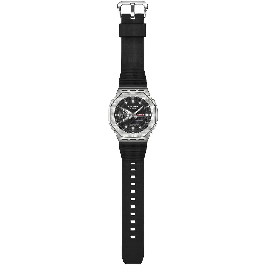 [Casio] G-Shock Men's Watch, Metal Covered, Eco-Friendly Materials, Silver, GM-2100M-1A, Authentic Japan Model