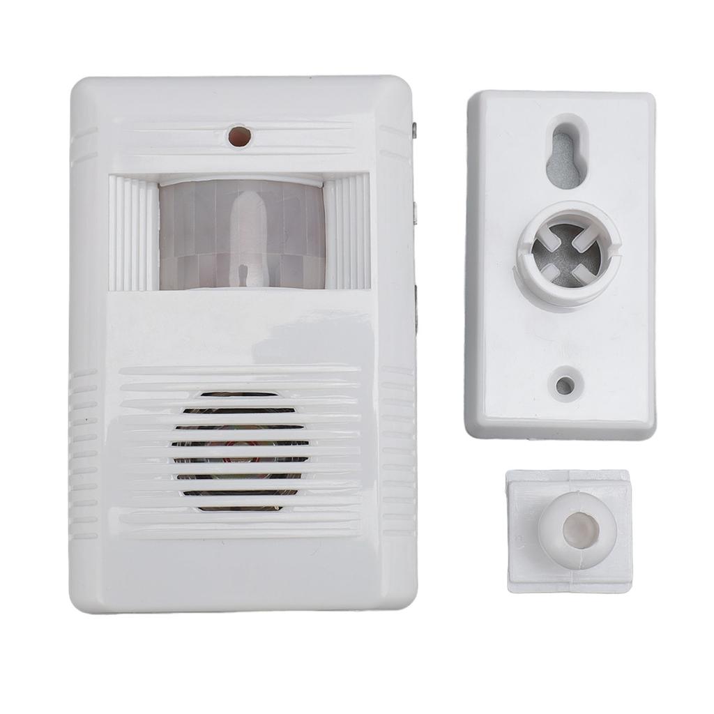 Wireless Motion Sensor Doorbell Infrared Motion Activated Welcome Doorbell Alarm for Home Office Shop Warehouse Garage