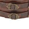Brown Wide Belt Medieval Embossed Belt Belt Cosplay Medieval Cosplay