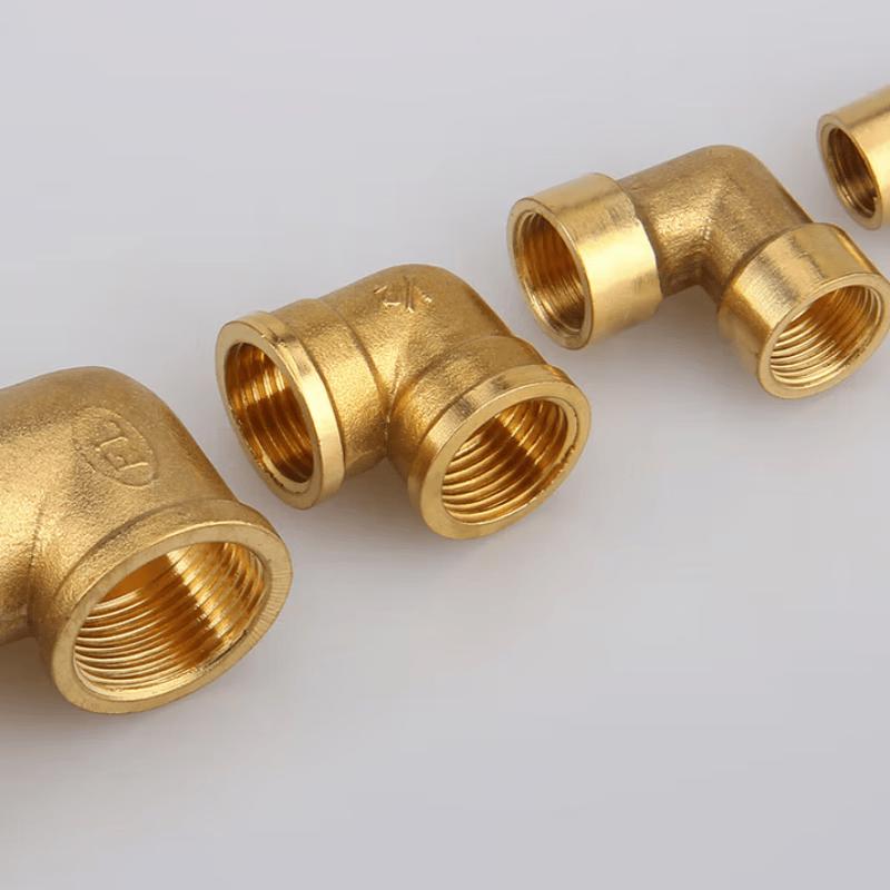 Brass Female Thread 90° Elbow Pipe Fitting
