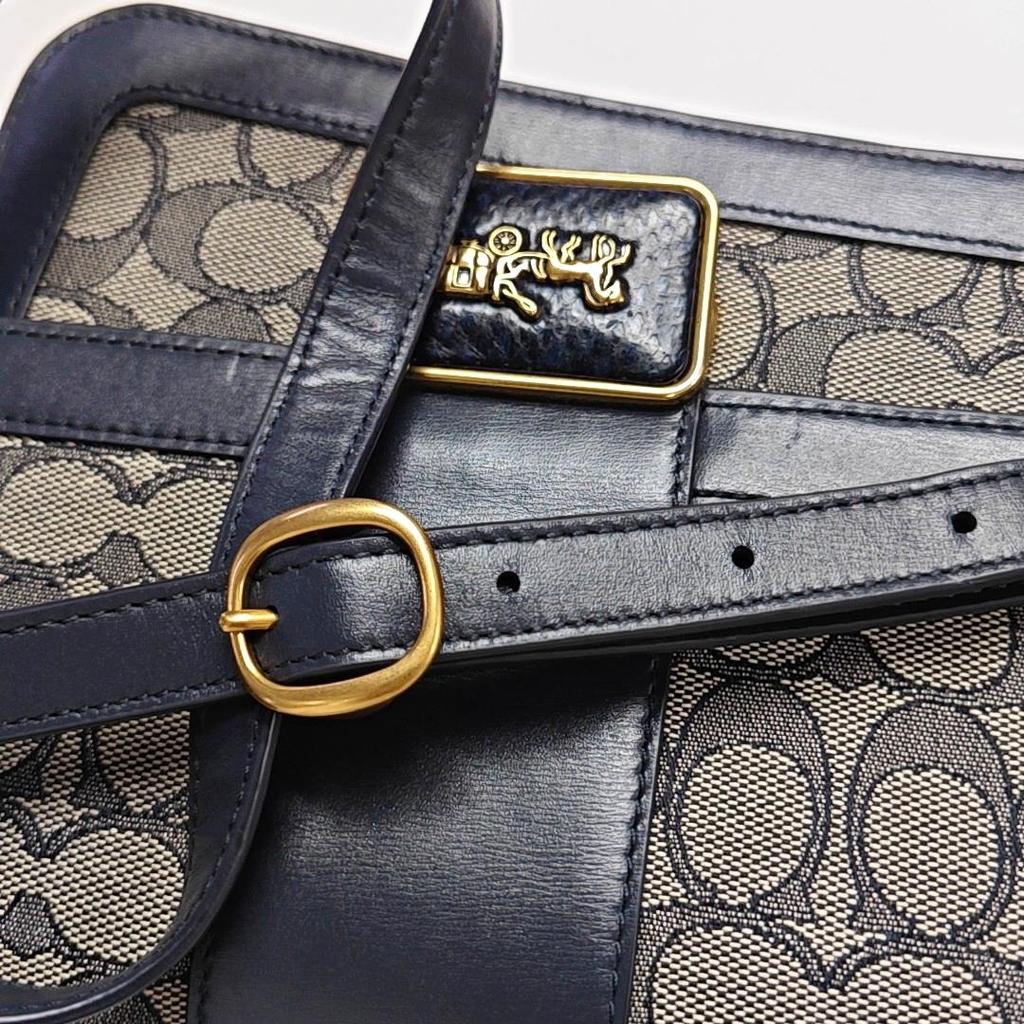 [Gebraucht] Alie 23 Monogramm Elegante Vielseitige Canvas- und Ledertasche Messenger Bag Kleine Umhängetasche Schultertasche - Sehr Gut #PCAI12