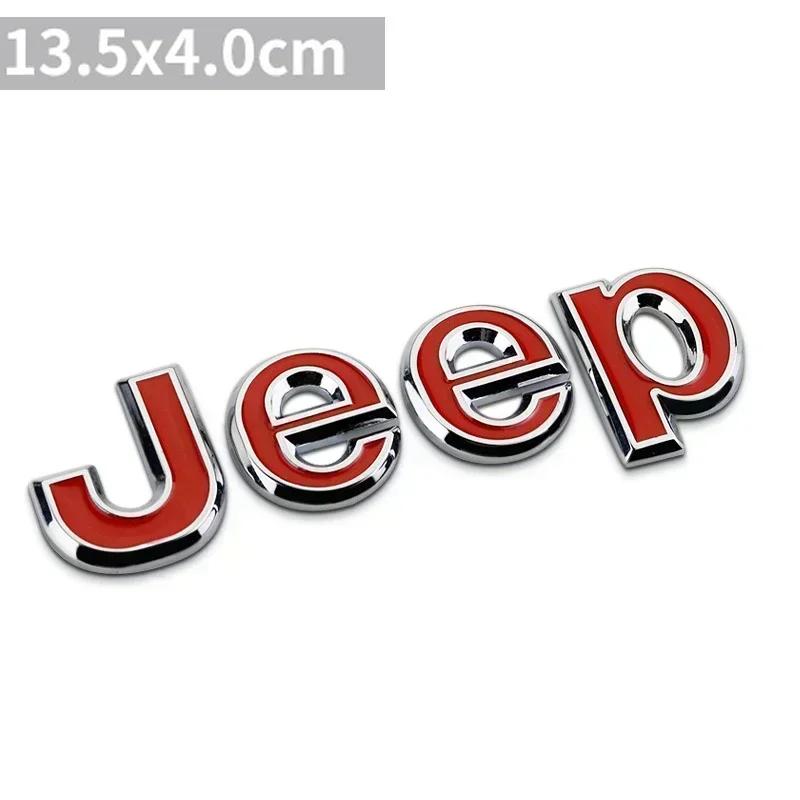 Per Jeep Metallo Car Styling Cofano Bagagliaio Emblema Marchio Adesivo per JEEP Wrangler Grand Cherokee Compass Renegade Patriot Rubicon Li