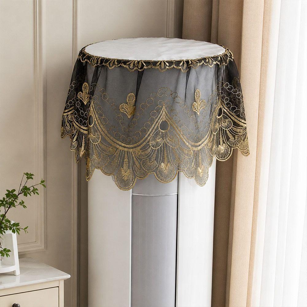 Dustproof Round  Air Conditioner Cover Universal Fit Split Front Frame AC Cloth  Living Room