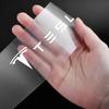 phbvg5 4PCS Car Threshold Protector Transparent Decorative Badge Sticker For Tesla Model 3 S X Y Style Tire Leakproof Auto Accessories