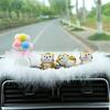 Tiger Figurine Resin Cute Cartoon Tiger Statue Ornament Miniatures Desktop Decoration for Car