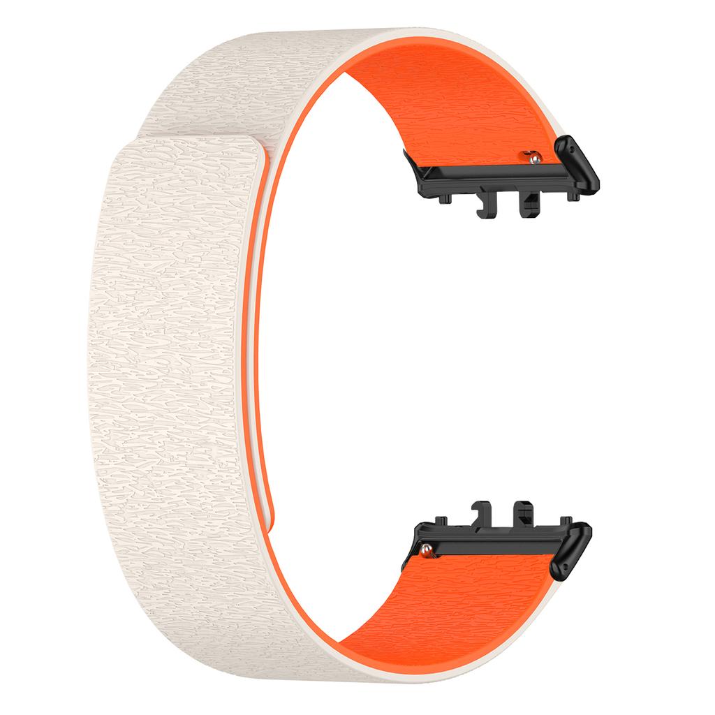 Magnetic Silicone Band For Samsung Galaxy Watch Fit 3 Two Tone Sport Strap For Galaxy Watch Fit 3 Smartwatch Elastic Bracelet