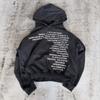 SYSTEM Europäische und amerikanische trendige Marke Buchstabendruck Kapuzenpullover mit gleichfarbiger Hose Pullover Herren- und Damenanzug