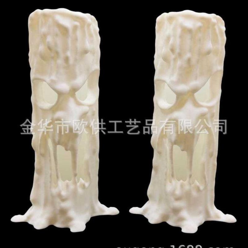 New Horror Candlestick Halloween Ornament Horror Candle Ghost Decoration Atmosphere Arrangement