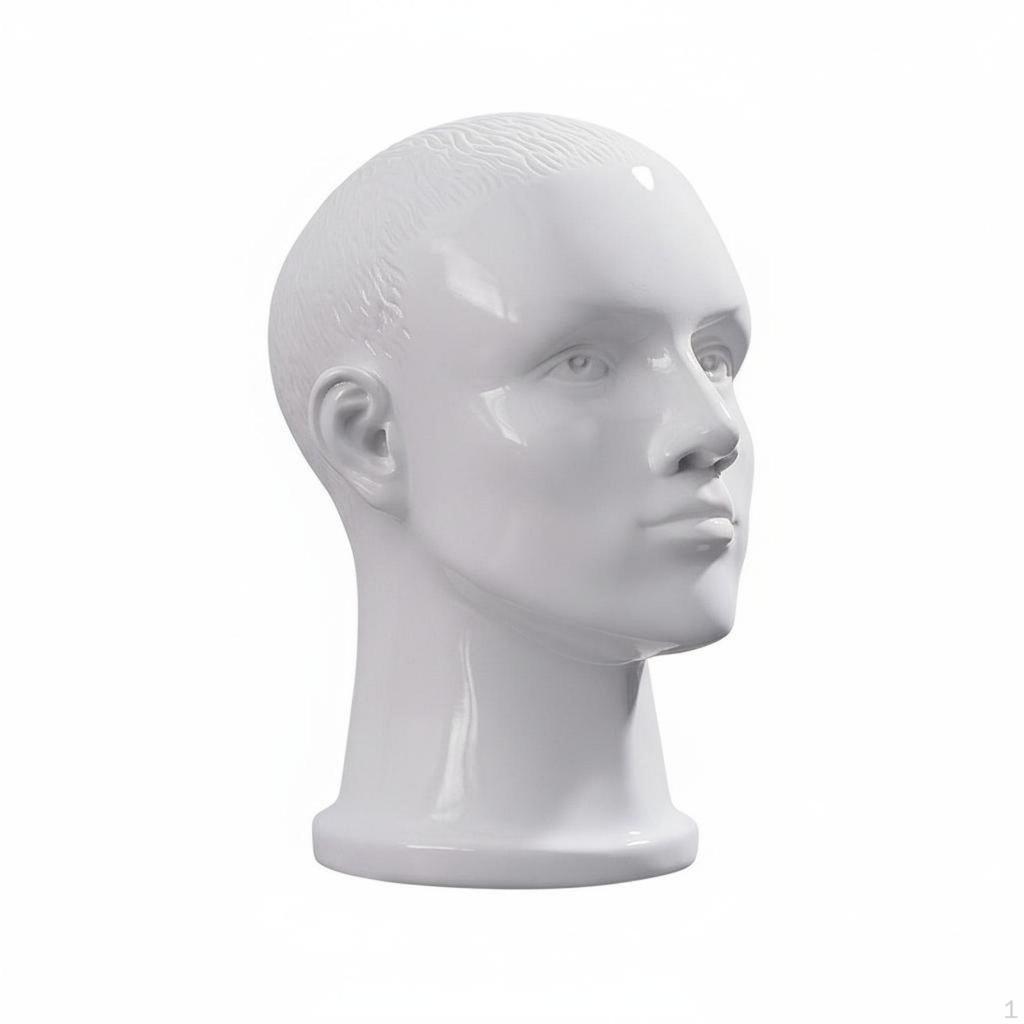 Realistic Mannequin Head With Ear Holes Hairpiece Holder Versatile Hat Display Stand for