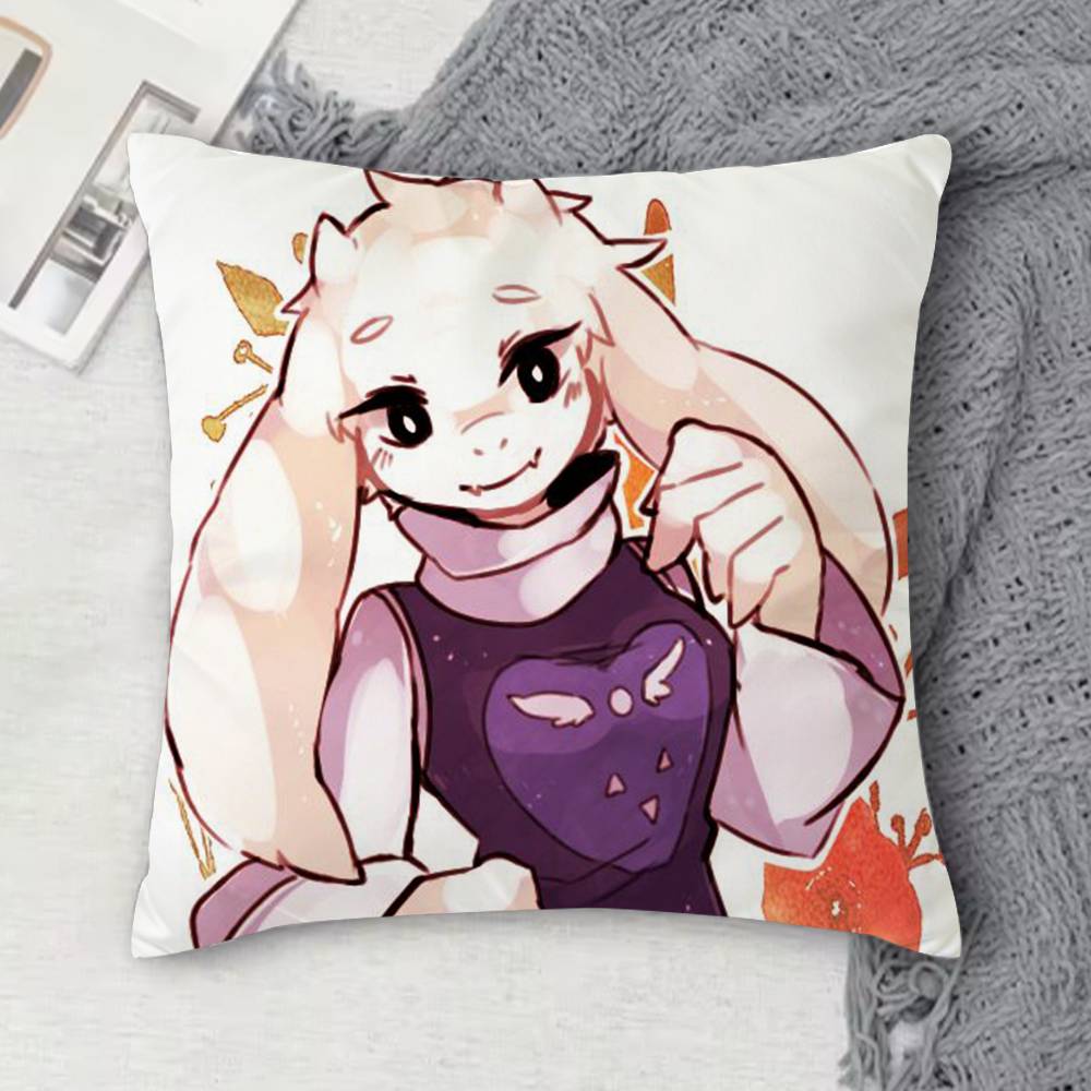 

UUndertale Doublesided Printed Square Decorative Cushion Cover for Sofa Living Room Home Decor 30x30 cm