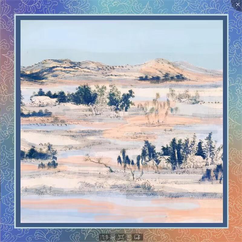 Canhua Niangniang Mulberry Silk Small Square Scarf