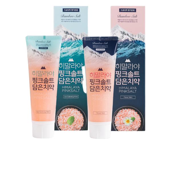 LG CARE (j5) Dentifricio al sale rosa dell'Himalaya al sale di bambù 100g / #Menta floreale