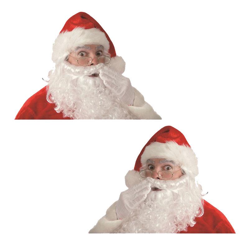 New Santa Claus Vinyl Car Sticker: Transparent, Creative, and Personal Decorative Window Film