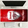Arsenal F.c. Customize Your Name Mouse Pad Desk Mouse Pad Ultra-Long Desk Mat Non-Slip Rubber Base Perfect Gift for Gamers And Professionals