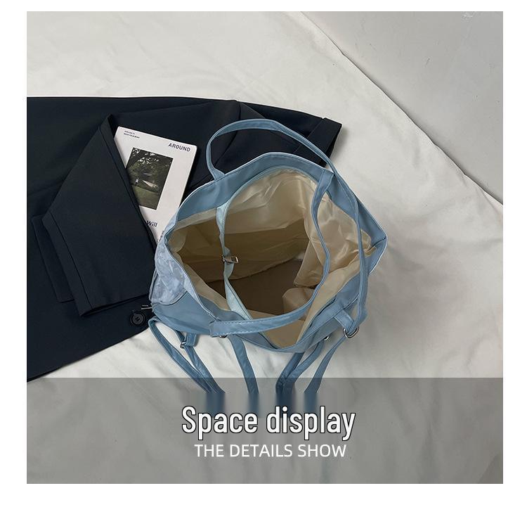 Metal Butterfly Waterproof PU Tote: Large Multifunctional Backpack & Commute Shoulder Bag for Women