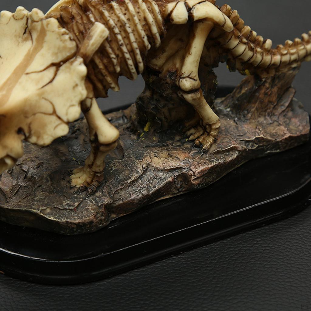 Dinosaur Skeleton Statue Ornament 3D Simulation for Bar Props Children Adults girls and boys