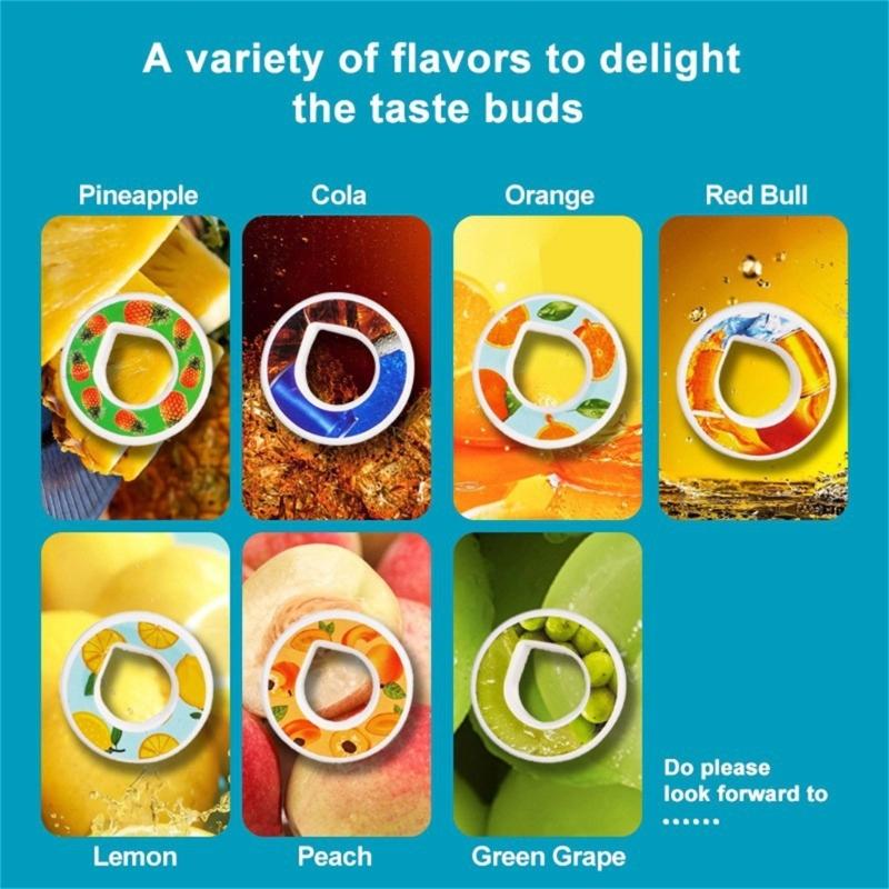 Flavored Water Bottles Flavor Pods Scent Water Cup Air Scent Fruit Flavours for Different Drinking Occasion