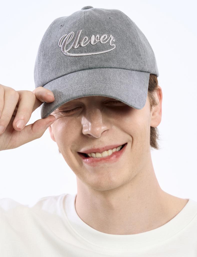 CLEVER FIELD Clever Bio Vintage Casual Ball Cap_Gray
