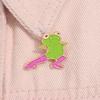 Wearing Pink Boots, Frog Brooch, Funny And Fun Animal Badges, Personalized Necklaces, Creative Gift Accessories