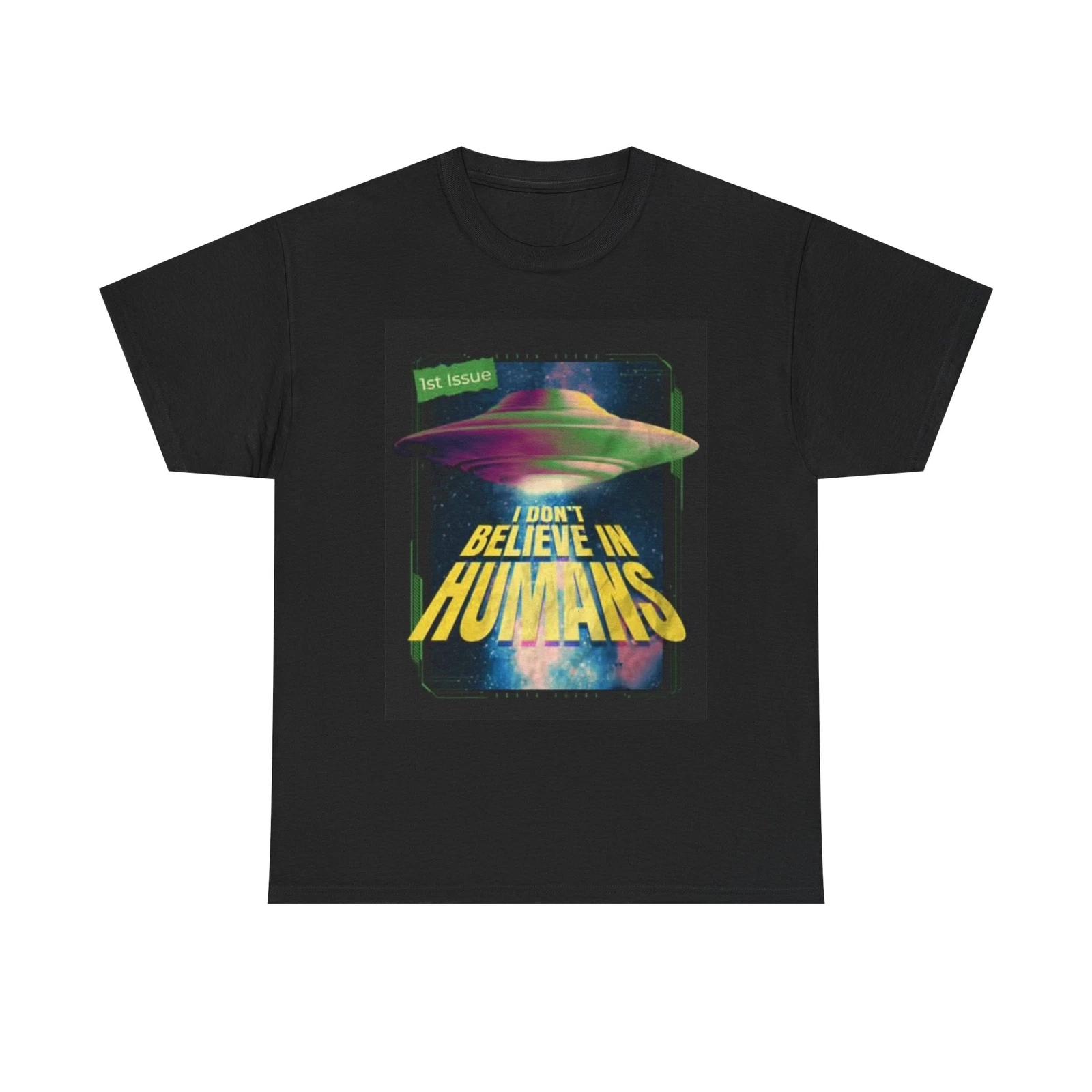 Men s and Women s T-shirts Alien Abduction Graphic L