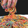 400 Multi Color Elastic Rubber Bands Mixed Sizes Practical Natural Latex Stretchable for Crafting Office and Kitchen Use