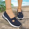 Fashion 2025 New Women's Sports Shoes, Fashionable, Breathable, Lightweight, Non-slip, Wear-resistant, Casual Sports Shoes, Flat Shoes