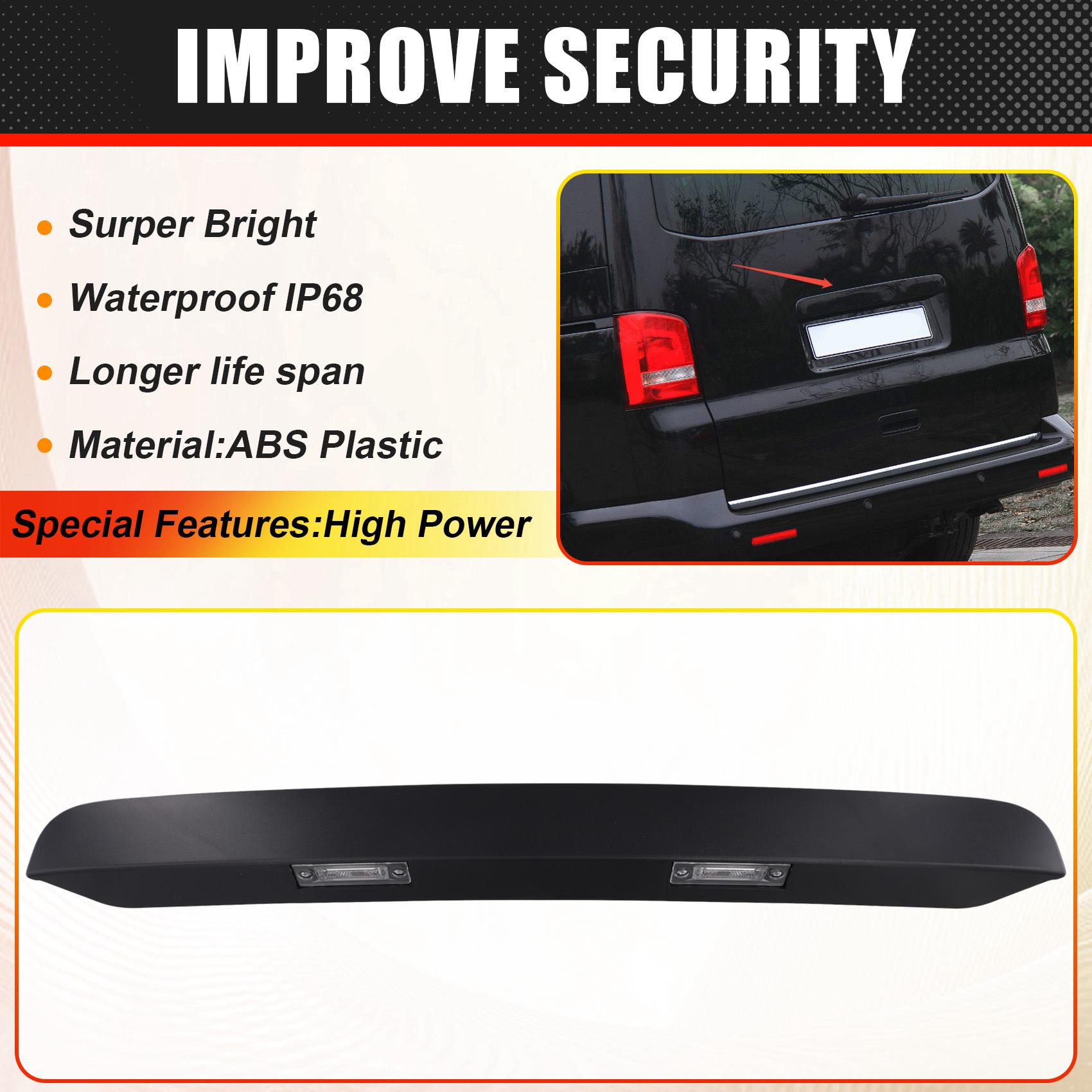 

Car Rear Plate Lamp Strap Car Rear License Plate Light Strip License Plate Light Strip For VW TRANSPORTER T5