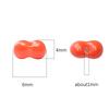 Glass Baking Paint Peanut Beads Millet Beads Macaron Color Abacus Beads Loose Beads Beads Handmade Diy Accessories Strings Beads for Jewelry Making