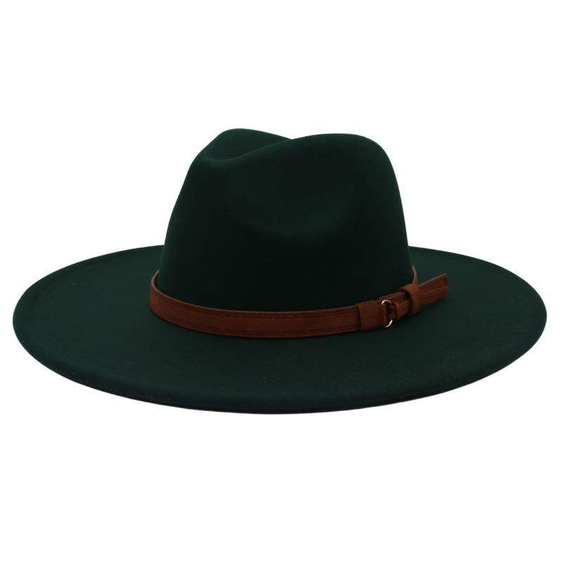 Cashmere Brim Jazz Hat Lady Gentleman Top Hat Party Banquet Coat With Hat