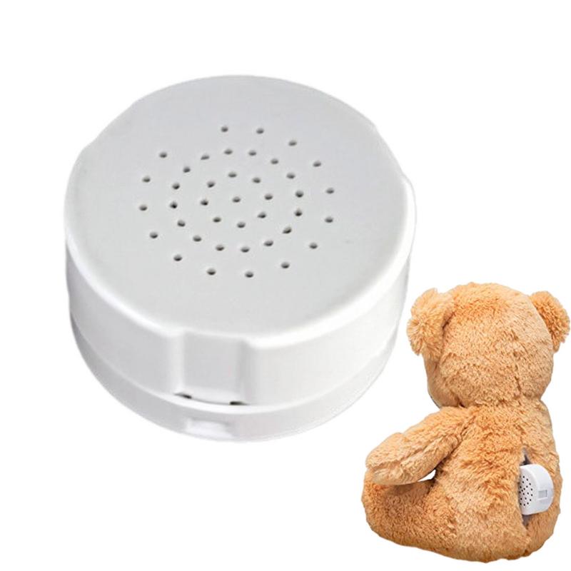 60 Seconds Stuffed Bear Voice Box Voice Recorder Device DIYCustom Message for Stuffed Animal Plush Toy Baby Dolls