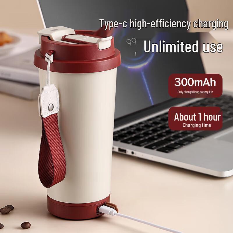 Fuguang Shixi Portable Insulated Dual-Drink Coffee & Water Bottle