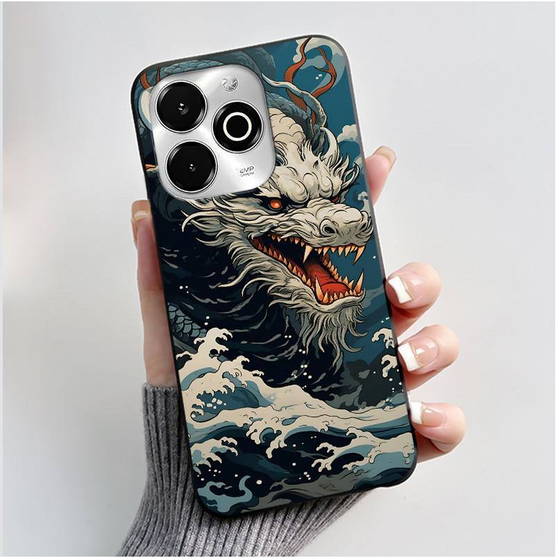 Phone Case For Umidigi G100X / G9X Case Luxury Cute Love Heart Rabbit Cartoon Funny Cover Black Soft Silicone Protective Casing