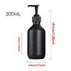 1Pcs 300/500ML Soap Dispenser Matte Black Liquid Pump Bottle  for Bathroom Supplies Hotel