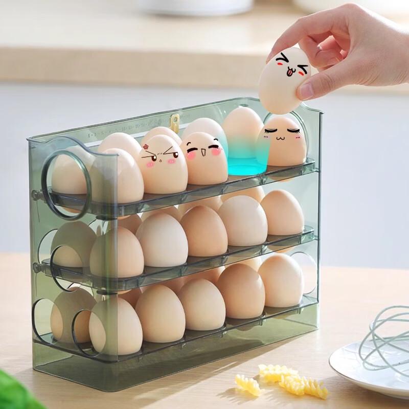 Automatic Flippable Egg Storage Box