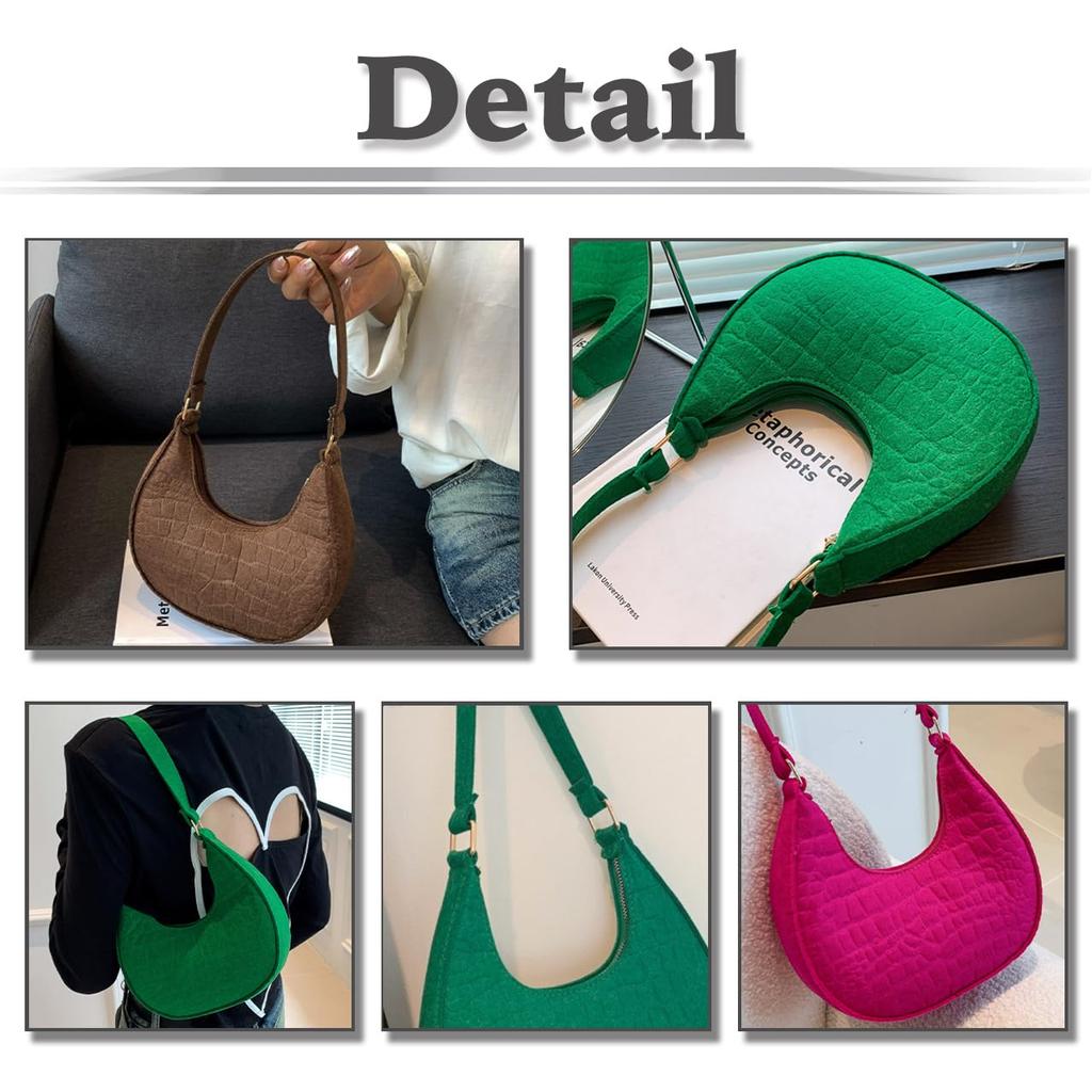 White Fang Lightweight Handbag, Compact, Solid Color, Shoulder Bag, Stylish for Everyday Use, Women's, BA036 (Black)