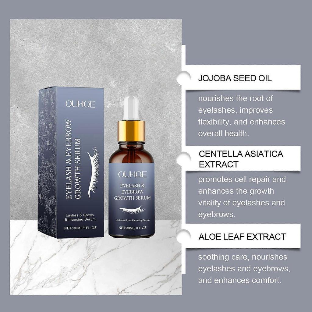 Ouhoe Mascara Is A Gentle Daily Care Liquid For Eyelashes And Eyebrows, Naturally Elongating The Roots And Moisturizing The Skin