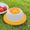 Bol de Lins pentru Animale de Companie Distribuitor de Recompense Lichide Minge de Lins pentru Câini Antiderapant Hrănitor Lent cu Minge Rotativă
