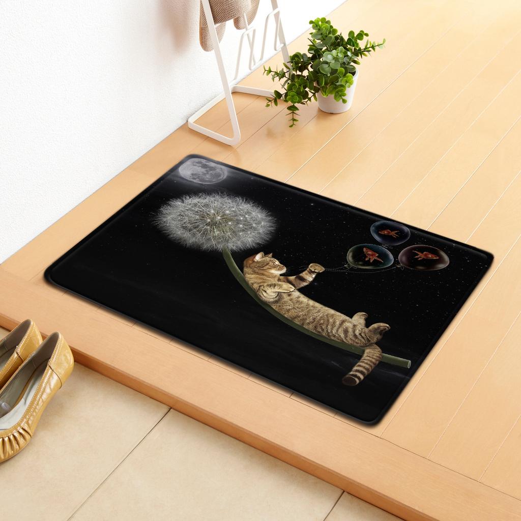 Creative Home Door Mat Water Absorbent Non-Slip Mat Living Room Kitchen Floor Mat Bedroom Carpet