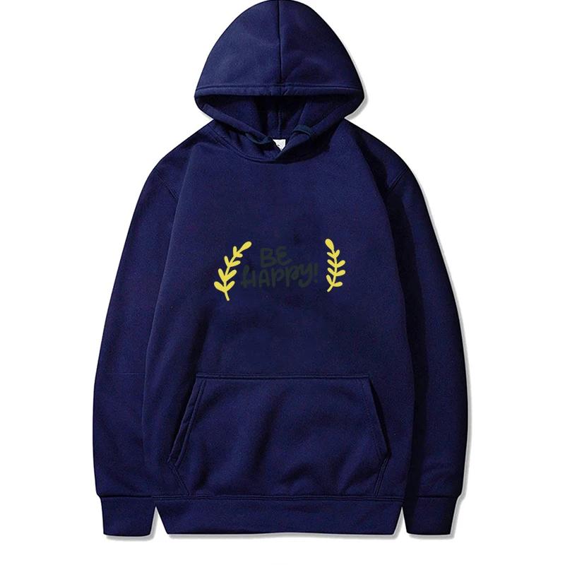Autumn Fleece Korean Fashion Drawstring Pockets Finger Heart Solid Color Long Sleeve Hooded Loose Hoodie Sweatshirts Top
