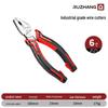 Multi-Functional Industrial-Grade Steel Wire Pliers: Diagonal Cutter, Needle Nose, and Labor-Saving Electrician Pliers with High Hardness
